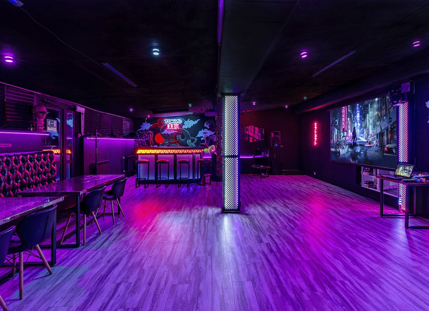 Аренда площадки Японский киберпанк в Tokyo Night Club в Москве — фото 1